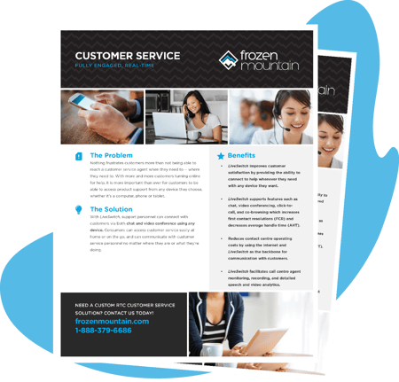Content Offer - Flexible Video Software for Customer Service Platforms